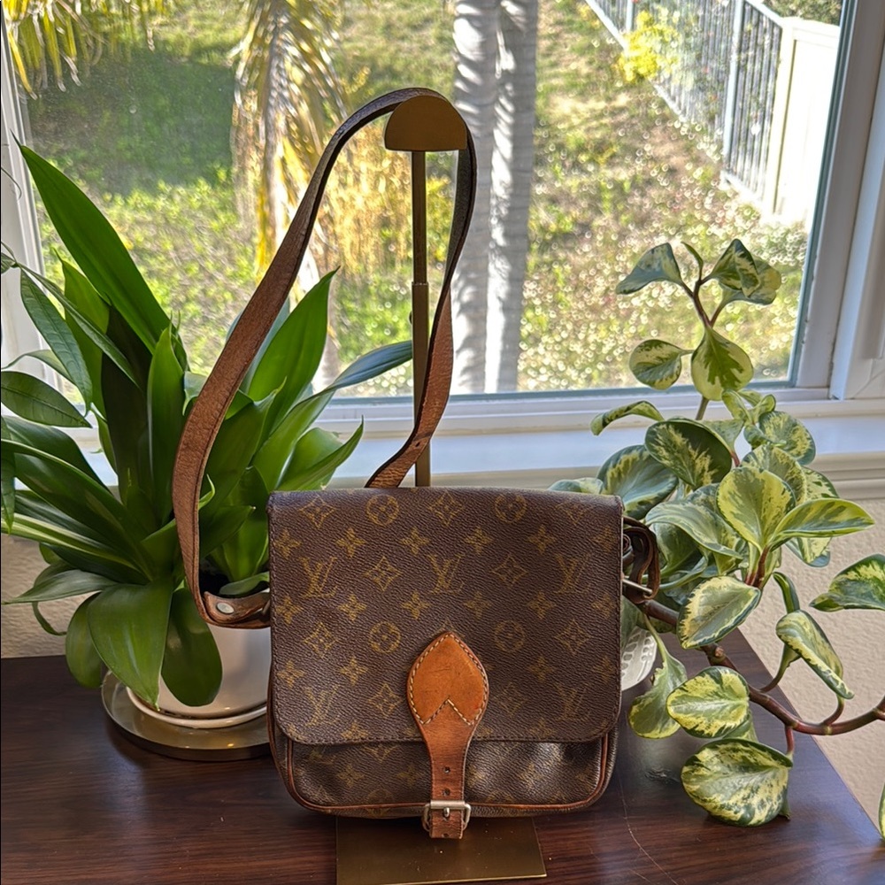 Louis Vuitton Monogram Cartouchiere Monogram Crossbody Bag Messenger Flap